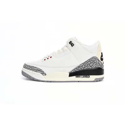 LS Air Jordan3 “White Cement Reimagined   01