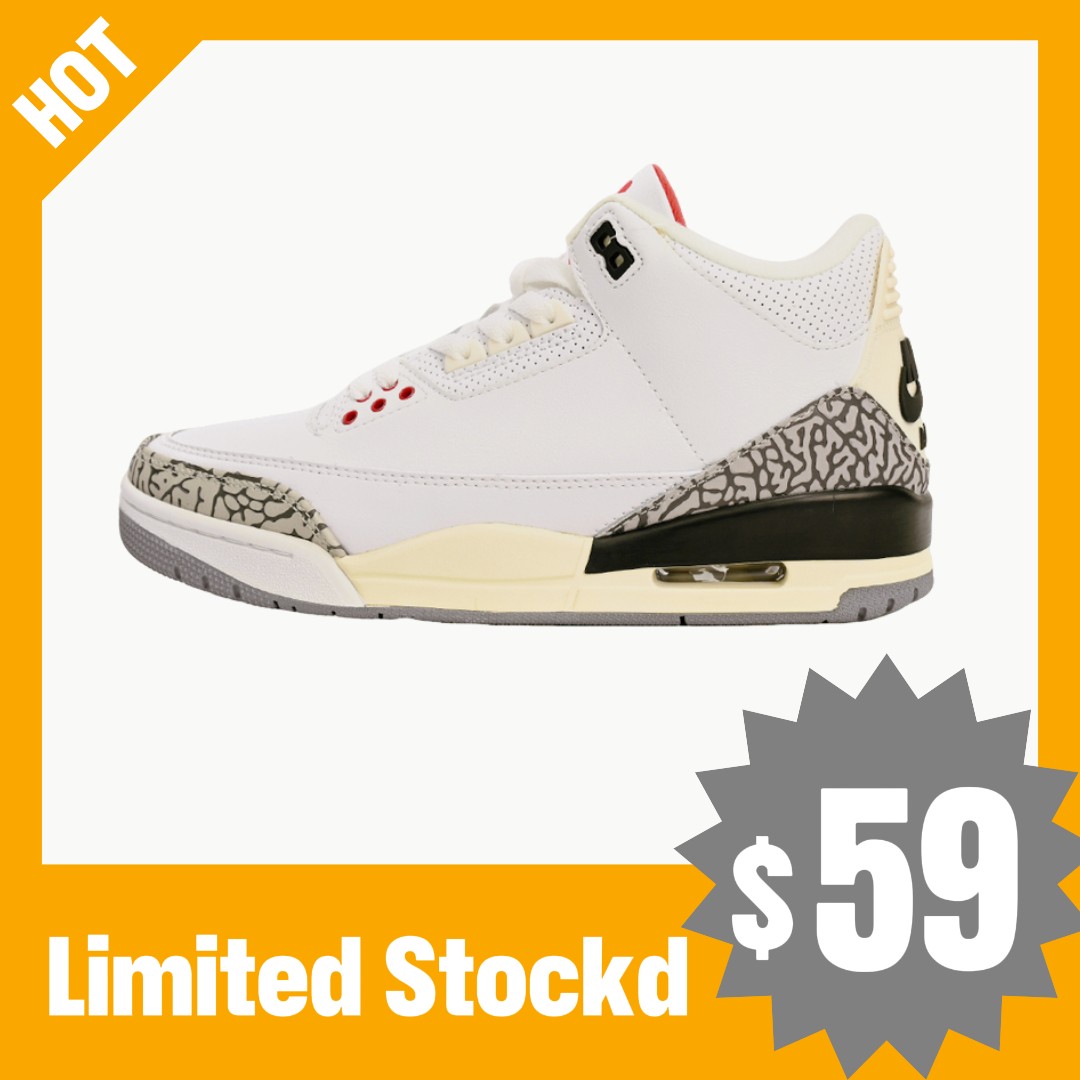 LS Air Jordan 3 “White Cement Reimagined 