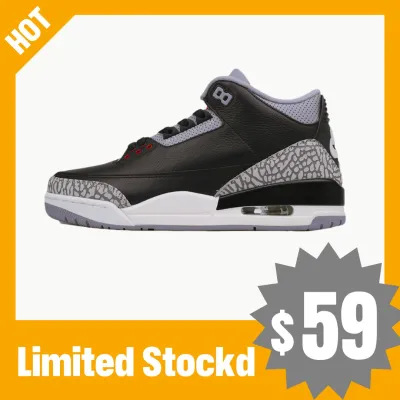 LS Air Jordan 3 Retro OG 'Black Cement' 01