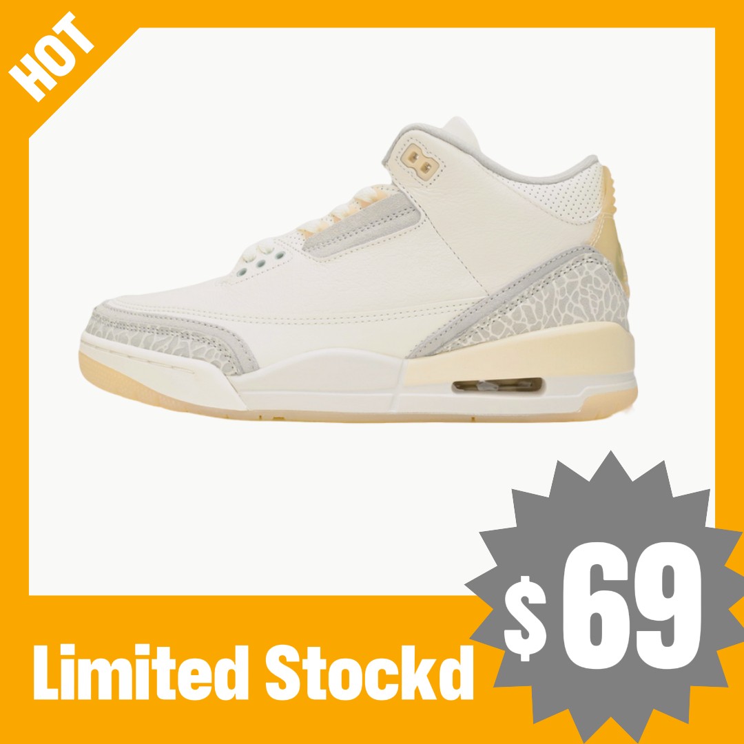 LS Air Jordan 3 Retro SE Craft 'Ivory'