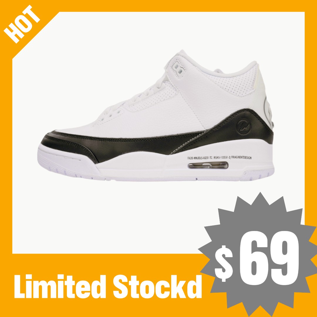 LS Fragment Design x Air Jordan 3 Retro SP 'White'