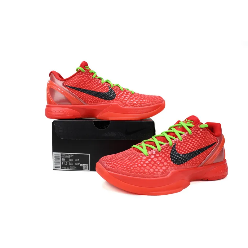 Nike Kobe 6 Protro "Reverse Grinch"