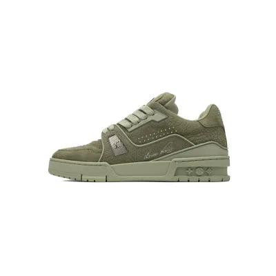 Louis Vuitton Trainer Green  01