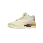 XH Balvin x Air Jordan 3 White Blue Red