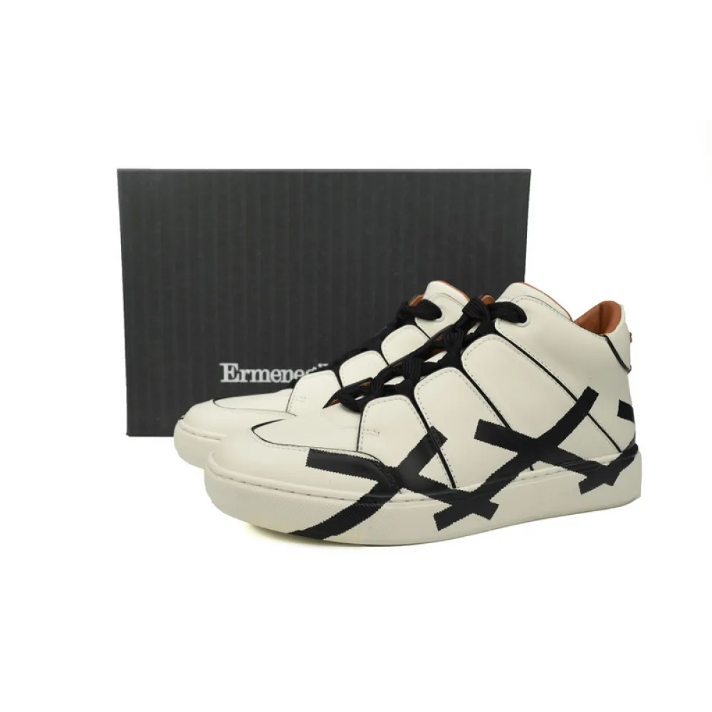 Zegna White Black