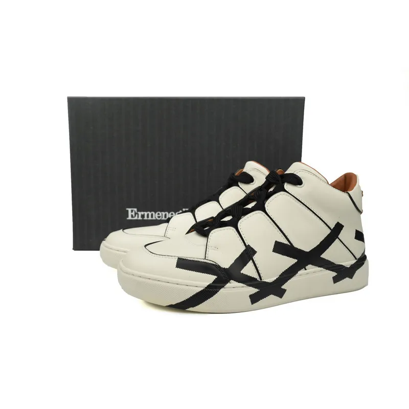 Zegna White Black