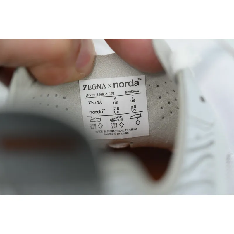 Zegna White Brown