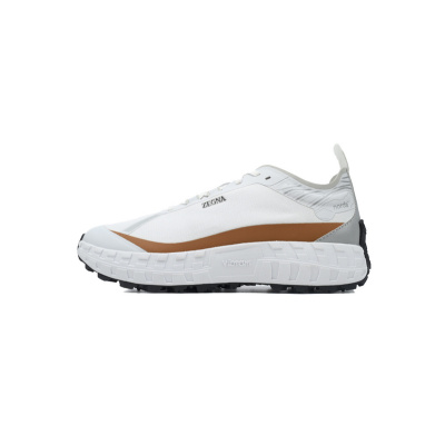 Zegna White Brown 01