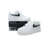 KJ Nike Air Force 1 '07 LX 'Molten Metal Swoosh Pack - Black'