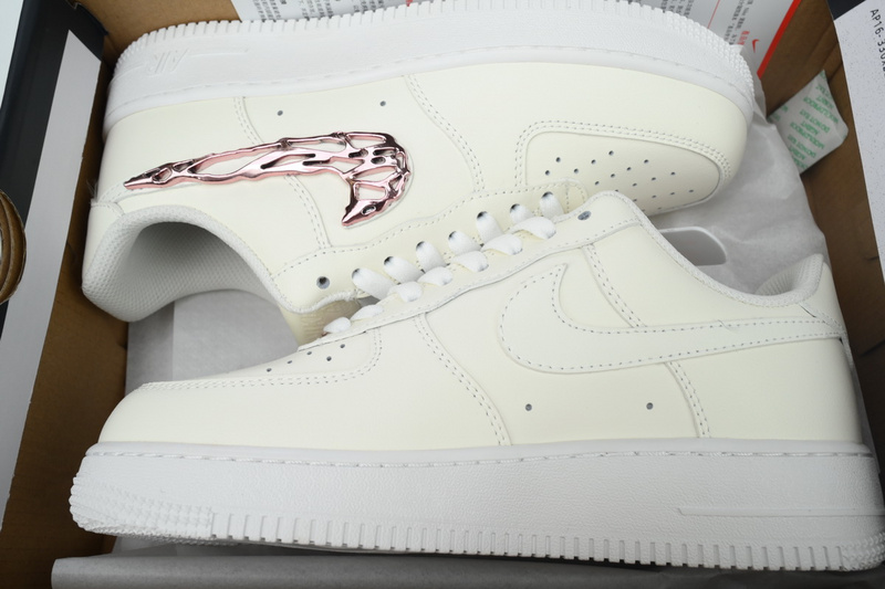 KJ Nike Air Force 1 '07 LX 'Molten Metal Swoosh Pack - Pink'