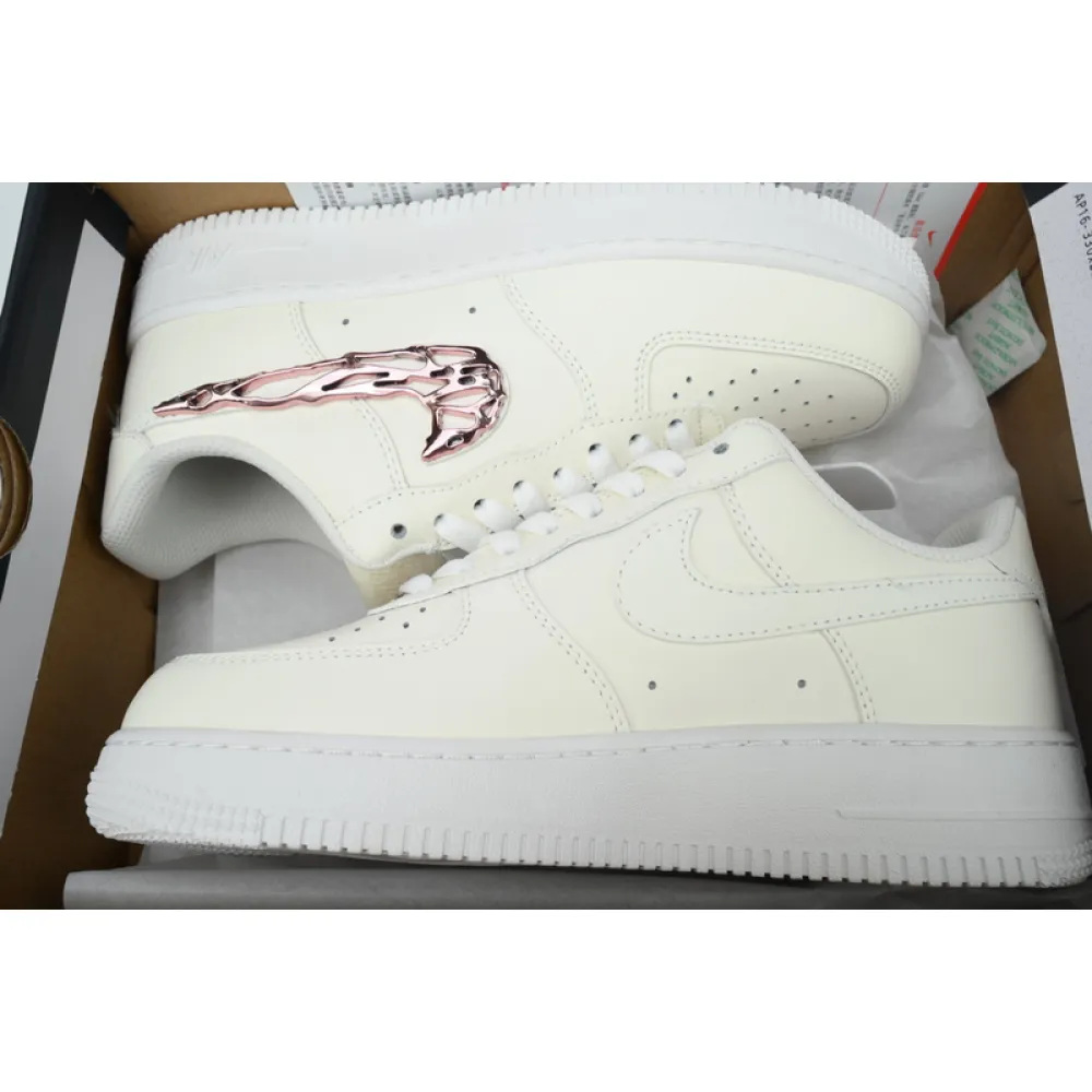 KJ Nike Air Force 1 '07 LX 'Molten Metal Swoosh Pack - Pink'