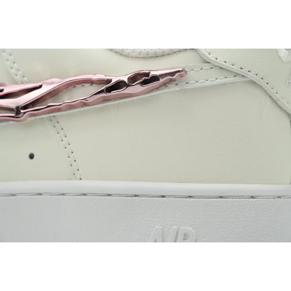 KJ Nike Air Force 1 '07 LX 'Molten Metal Swoosh Pack - Pink'