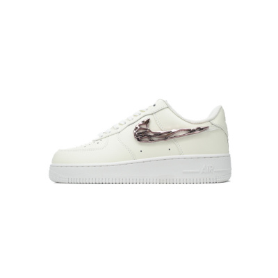 KJ Nike Air Force 1 '07 LX 'Molten Metal Swoosh Pack - Pink' 01