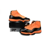 XH Air Jordan 11 Retro "Black Orange”