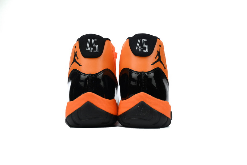 XH Air Jordan 11 Retro "Black Orange”