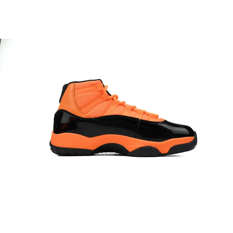 XH Air Jordan 11 Retro "Black Orange”