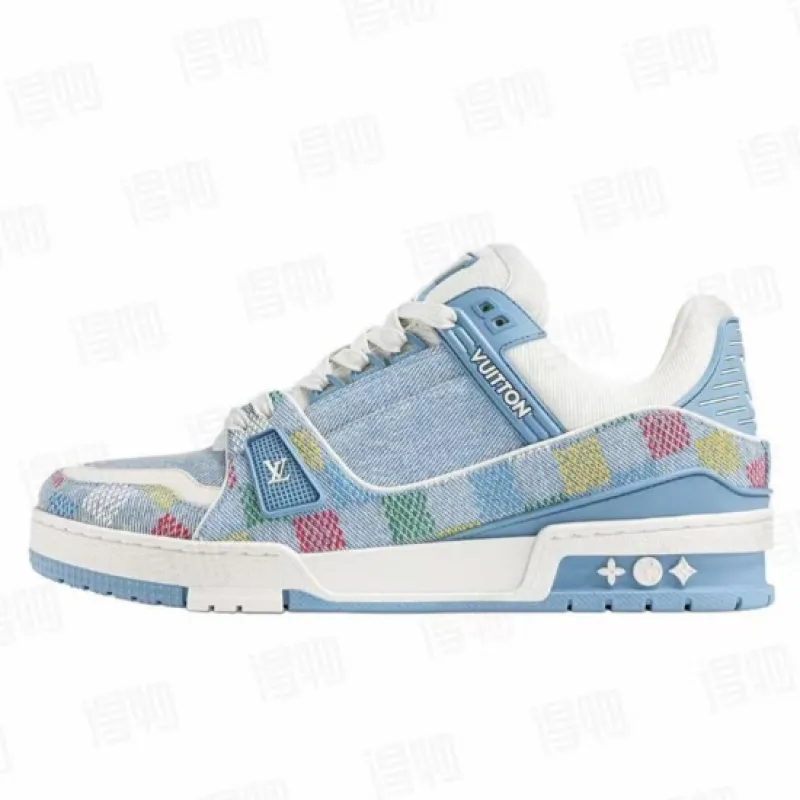 Louis Vuitton Light Blue Grid