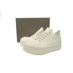 RICK OWENS/RO White Thin laces