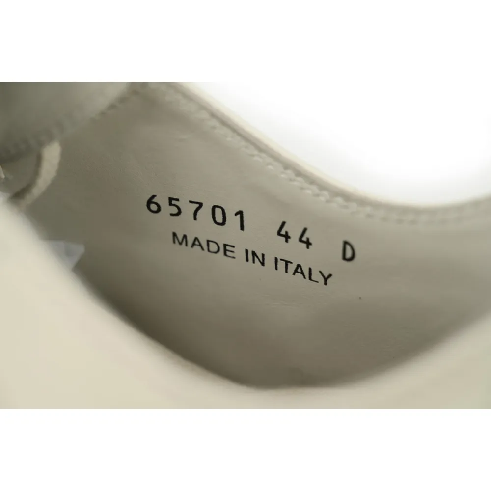 RICK OWENS/RO White Thin laces