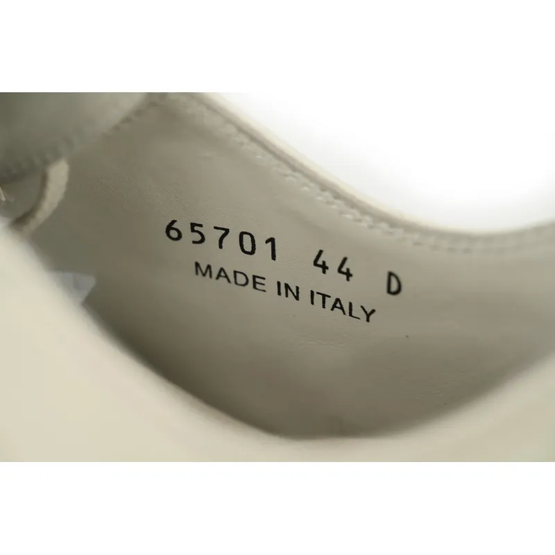 RICK OWENS/RO White Thin laces