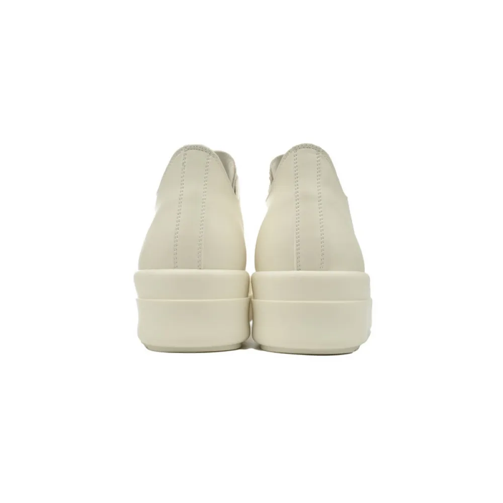 RICK OWENS/RO White Thin laces