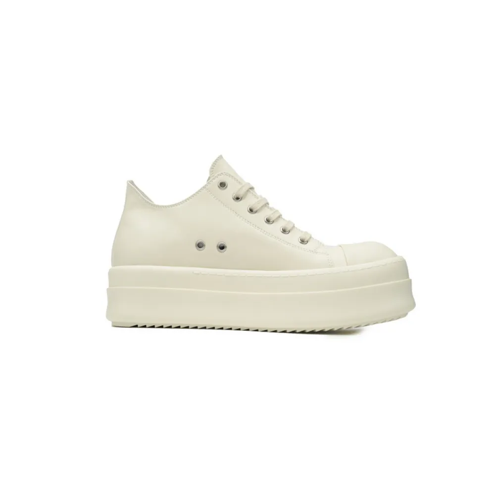 RICK OWENS/RO White Thin laces