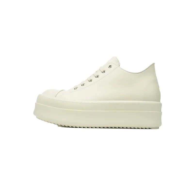 RICK OWENS/RO White Thin laces