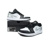 XH Air Jordan 1 Low Black Silver