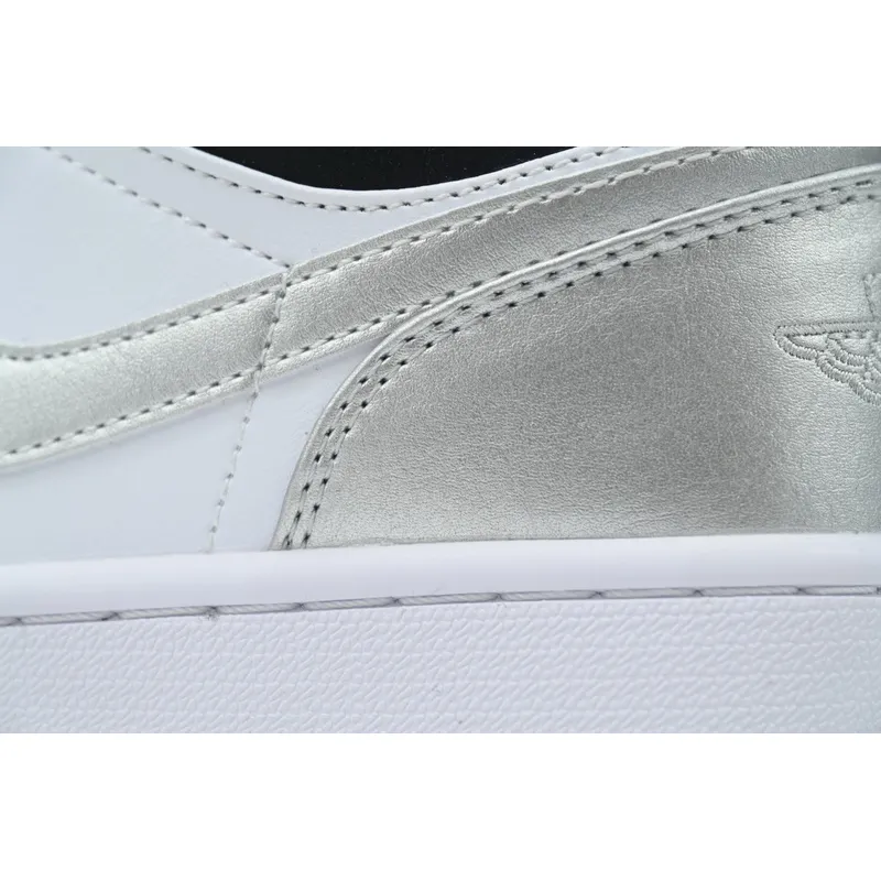 XH Air Jordan 1 Low Black Silver