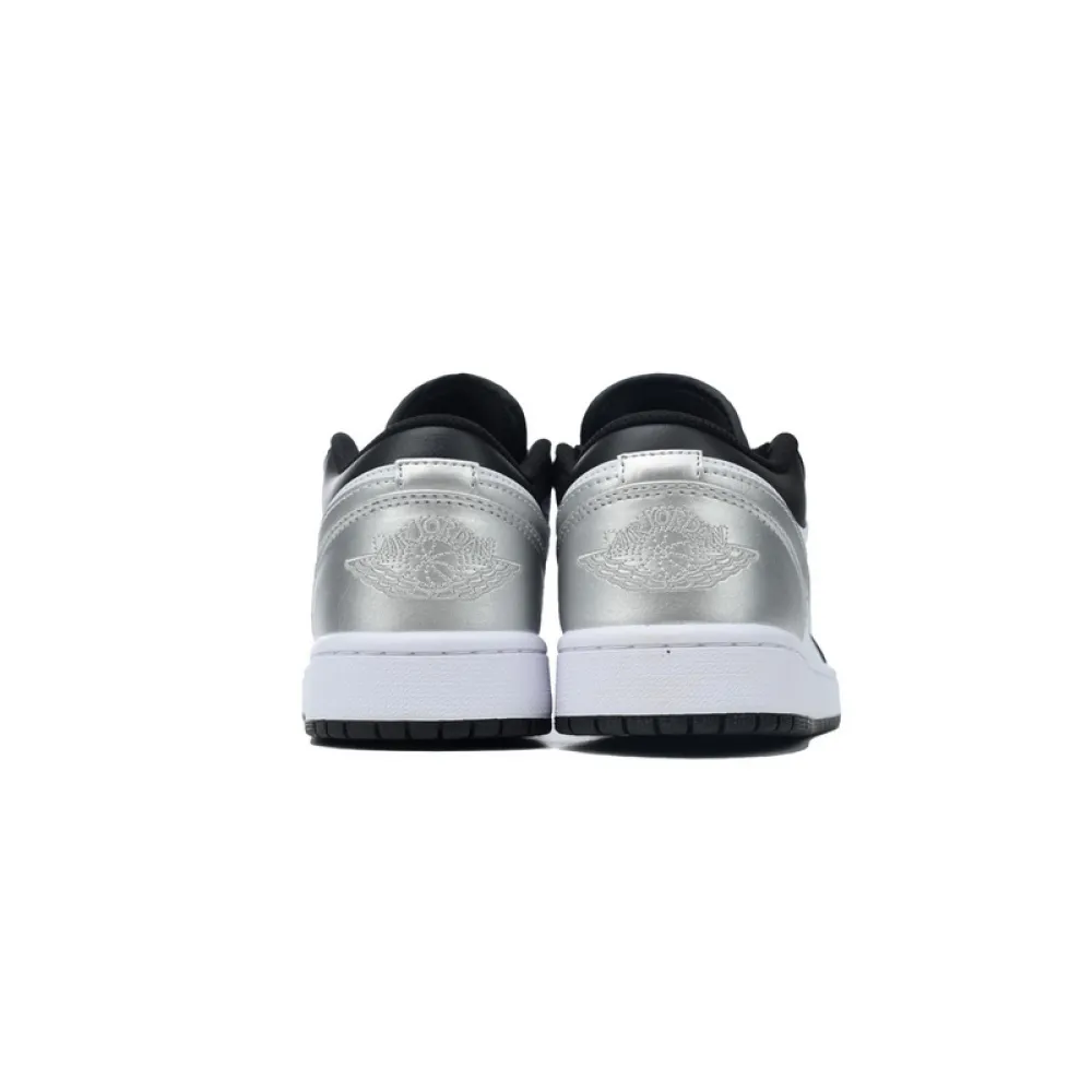 XH Air Jordan 1 Low Black Silver