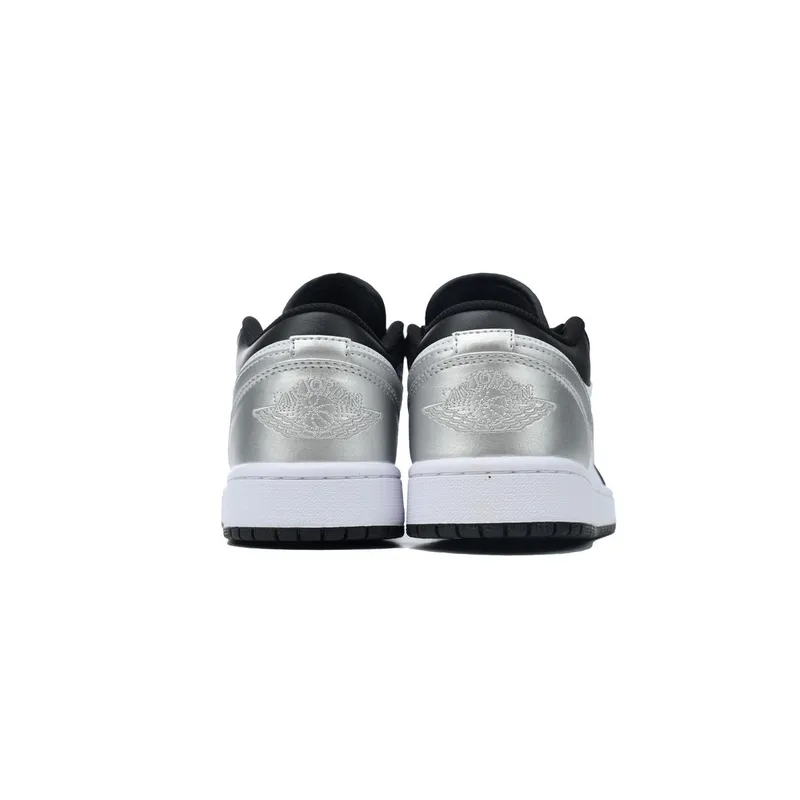 XH Air Jordan 1 Low Black Silver