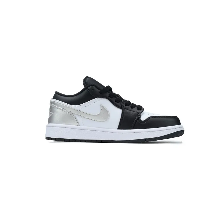 XH Air Jordan 1 Low Black Silver