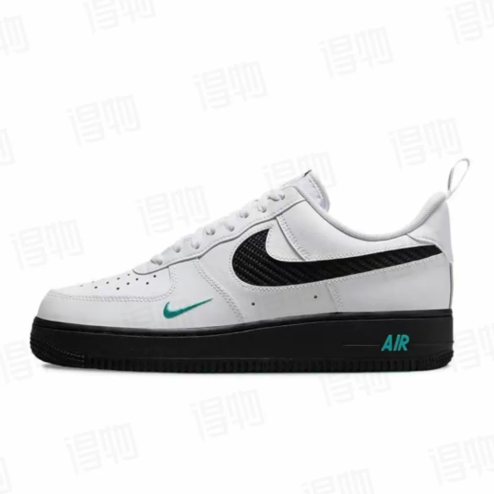 Nike Air Force 1 '07 'White Black Teal'