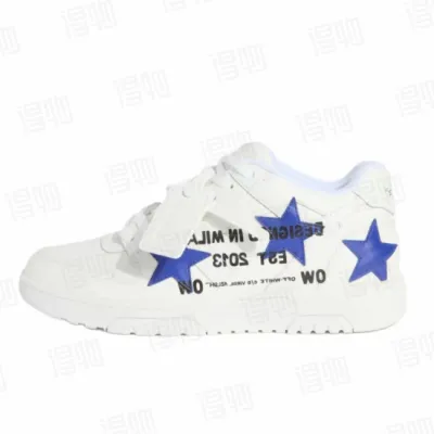 OFF-WHITE Out Of White White and Blue Five Stars 01