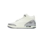 BS Air Jordan 3 Retro 'Sail Metallic Silver'
