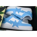 A BATHING APE Bape STA white blue