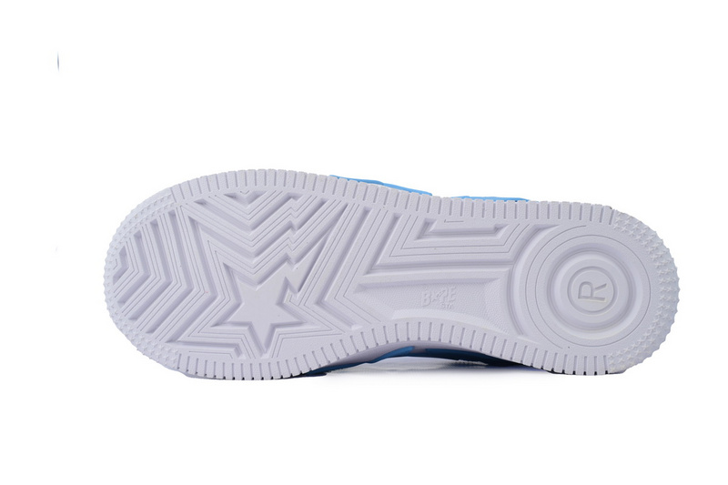 A BATHING APE Bape STA white blue