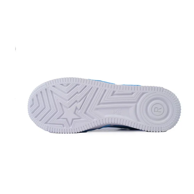 A BATHING APE Bape STA white blue