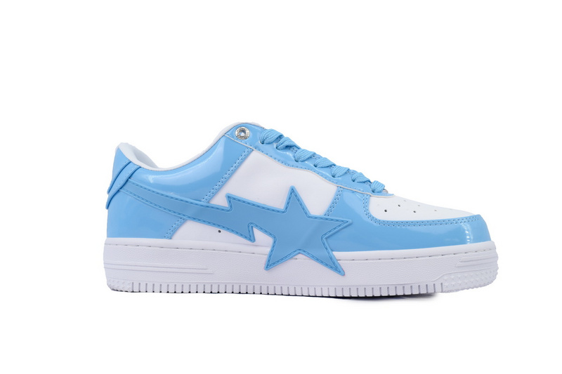 A BATHING APE Bape STA white blue