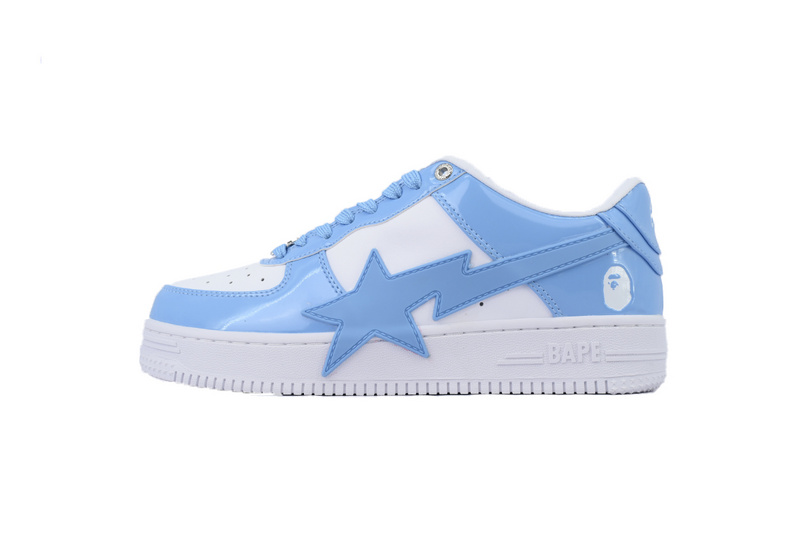 A BATHING APE Bape STA white blue