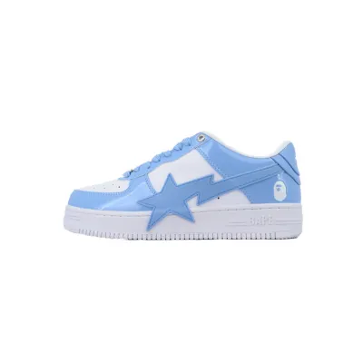 A BATHING APE Bape STA white blue 01