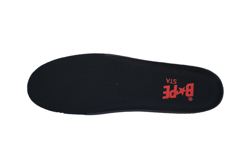 A BATHING APE Bape STA  white black red