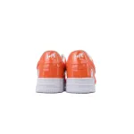 A BATHING APE Bape STA White Orange