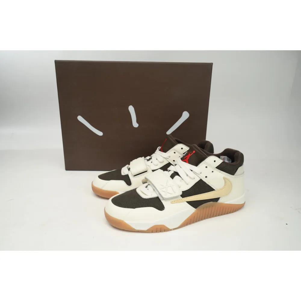 Travis Scott × Nike Jordan Jumpman Jack TR White Brown