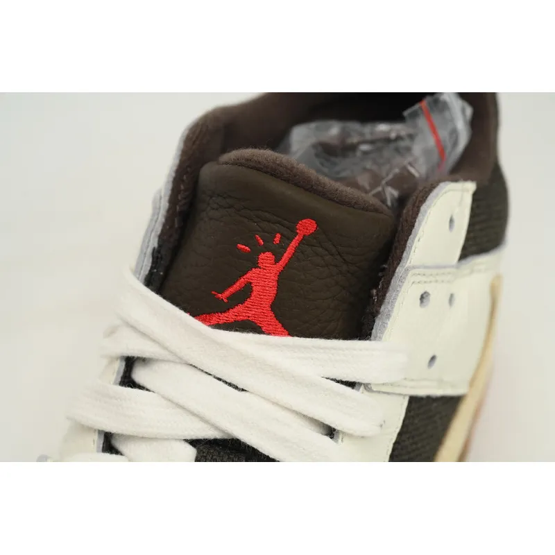 Travis Scott × Nike Jordan Jumpman Jack TR White Brown