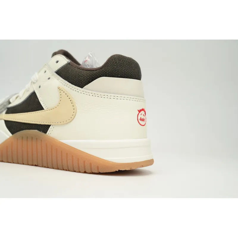 Travis Scott × Nike Jordan Jumpman Jack TR White Brown