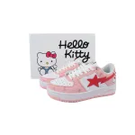 A BATHING APE Bape STA White Pink
