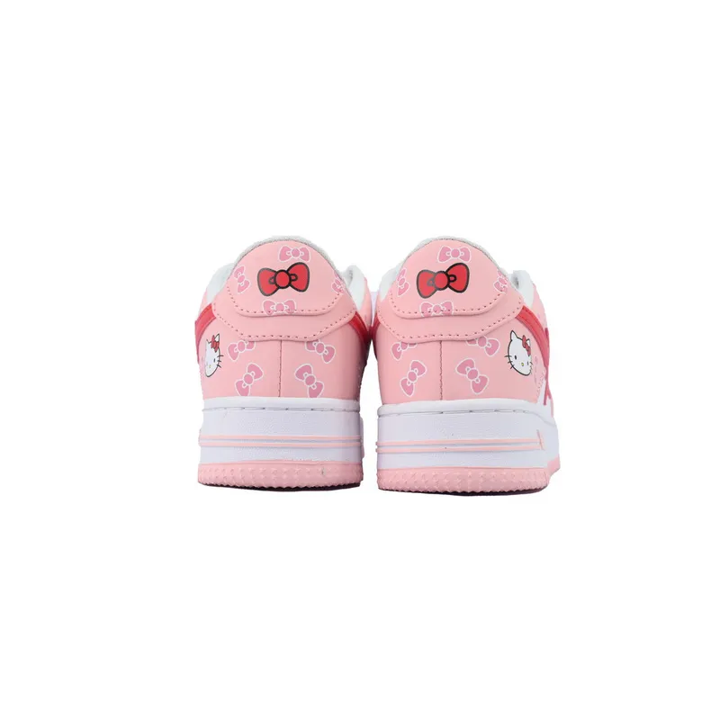 A BATHING APE Bape STA White Pink