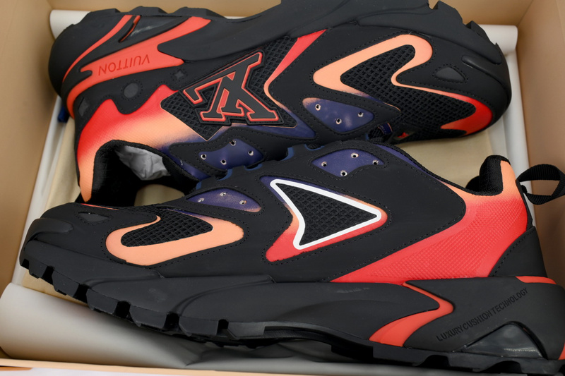 Louis Vuitton Run Tatic Black Orange