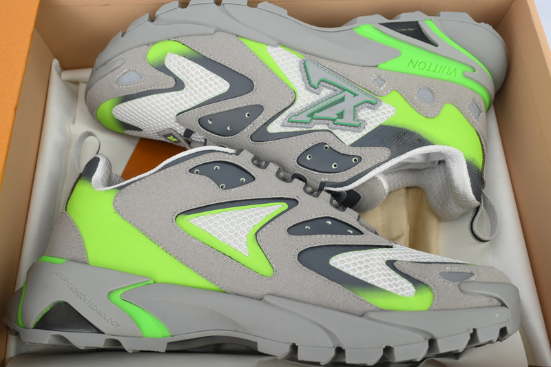 Louis Vuitton Run Tatic Grayish Green